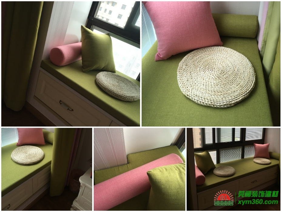 小戶型環(huán)保時尚陽臺飄窗墊，定制飄窗墊